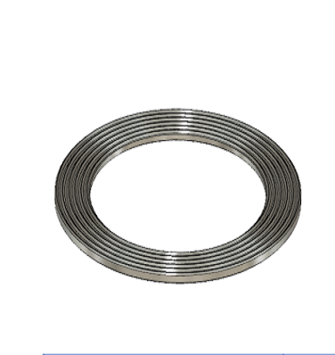 A metal ring is shown with no background.